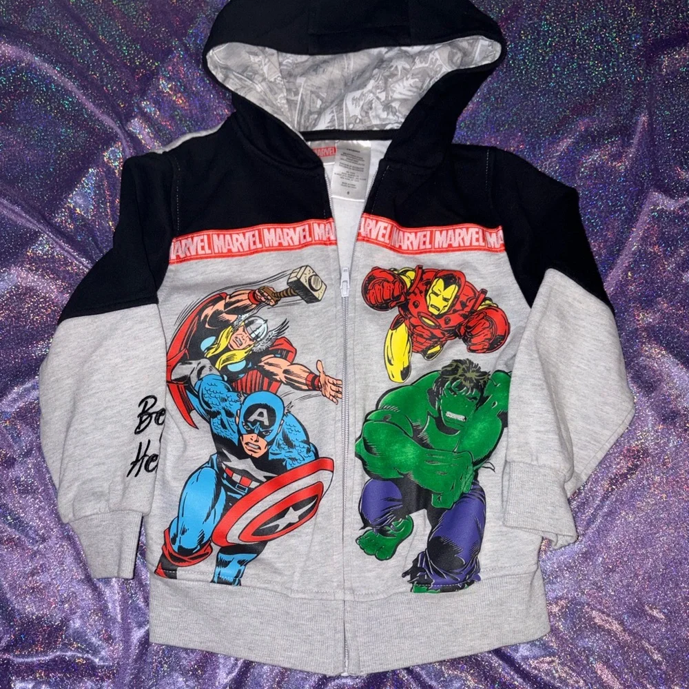 Marvel Avengers Zip Up Hoodie
